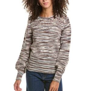 St. Roche Stormy Hand Dyed Space Dye 100% Merino Wool Sweater XS